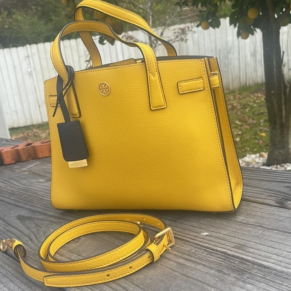Tory Burch Small Walker Leather Satchel